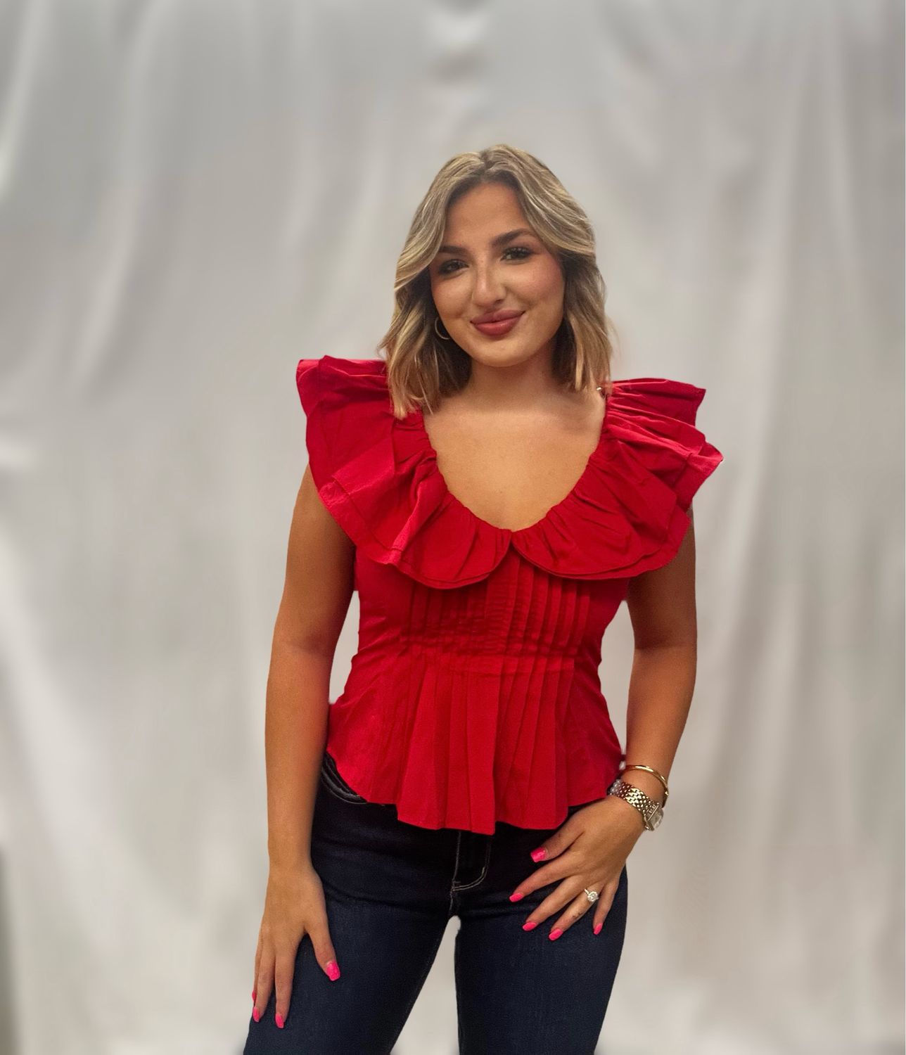 Lina Top Red