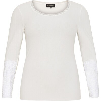 Nr 1 By ox - Jersey bloes kant