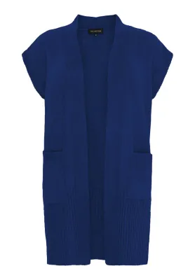 NO.1 By Ox long waistcoat hot blue