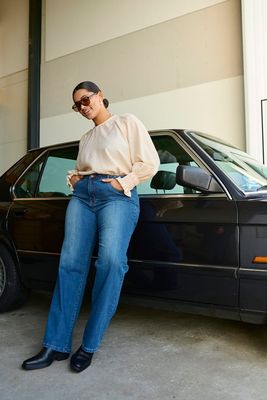 Kaffe Curve - KCKanna - jeans flared 