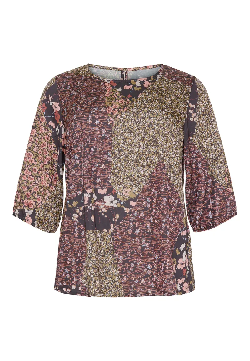 NO. 1 By Ox blouse with binding on the back