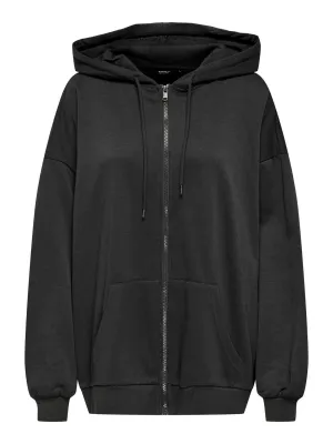 Only Carmakoma Carbella zip-up zwart