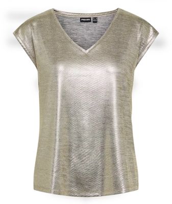 Pieces pcneora gold tee