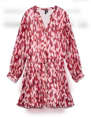 Vero Moda Curve - VMCHolly - korte jurk - rood