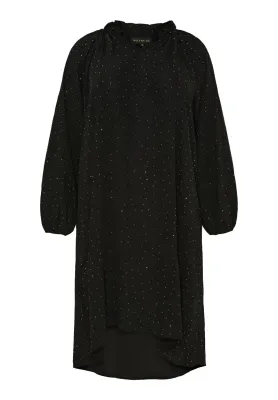 No.1 by ox zwart glitter kleed