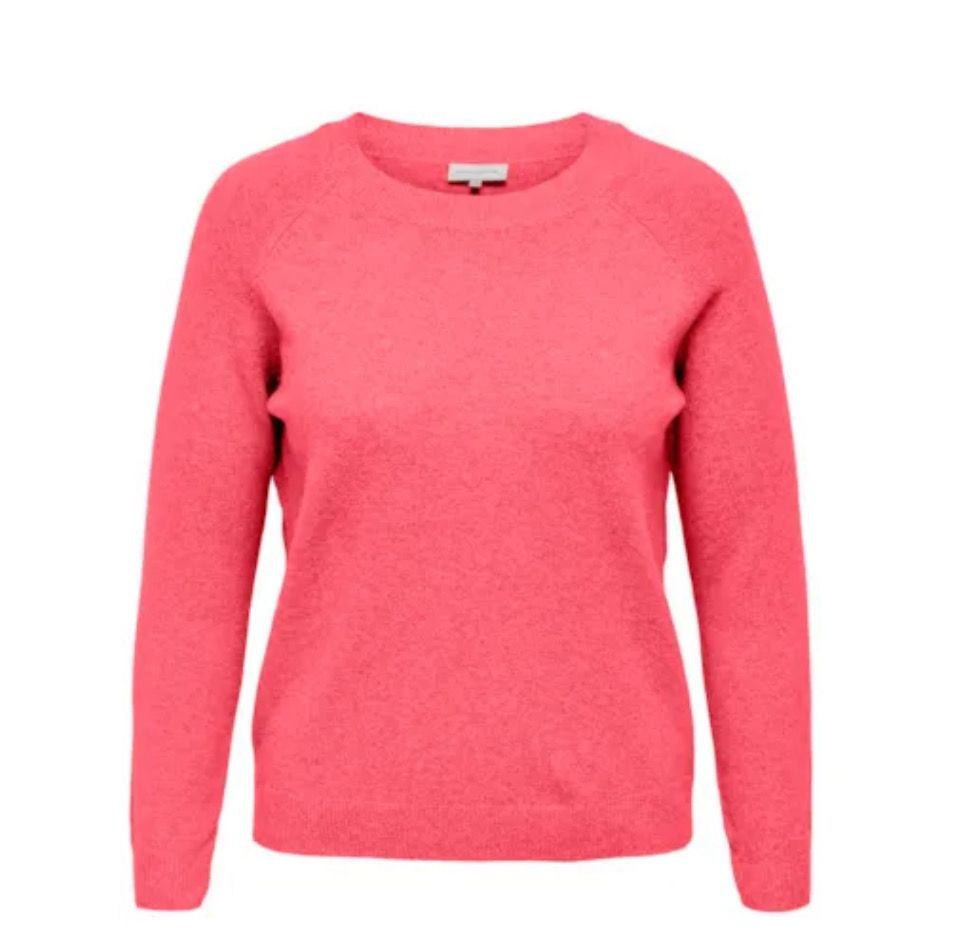 Only Carmakoma Carrica pullover o-neck roze