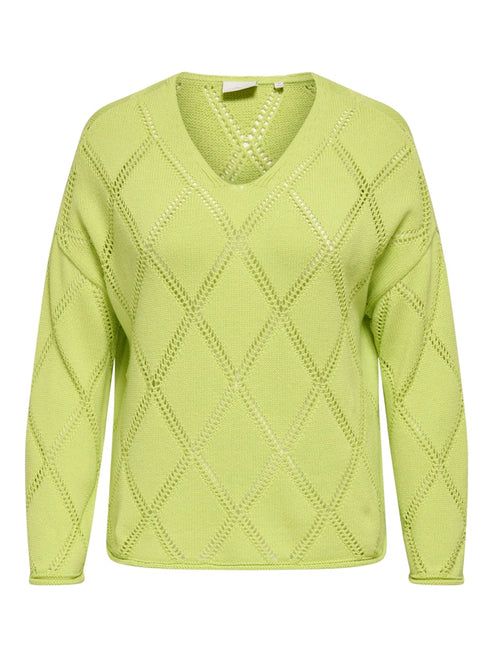 Only Carmakoma cartaylor life ls v-neck knt