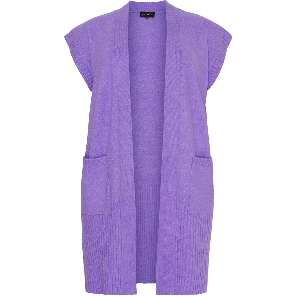 NO. 1 BY OX vest korte mouwen paisley purple