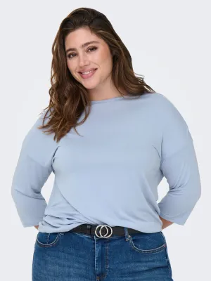Only Carmakoma - Carhannah - t-shirt- soft chambray