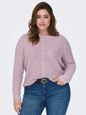 Only Carmakoma carnew gebreide pullover - violet