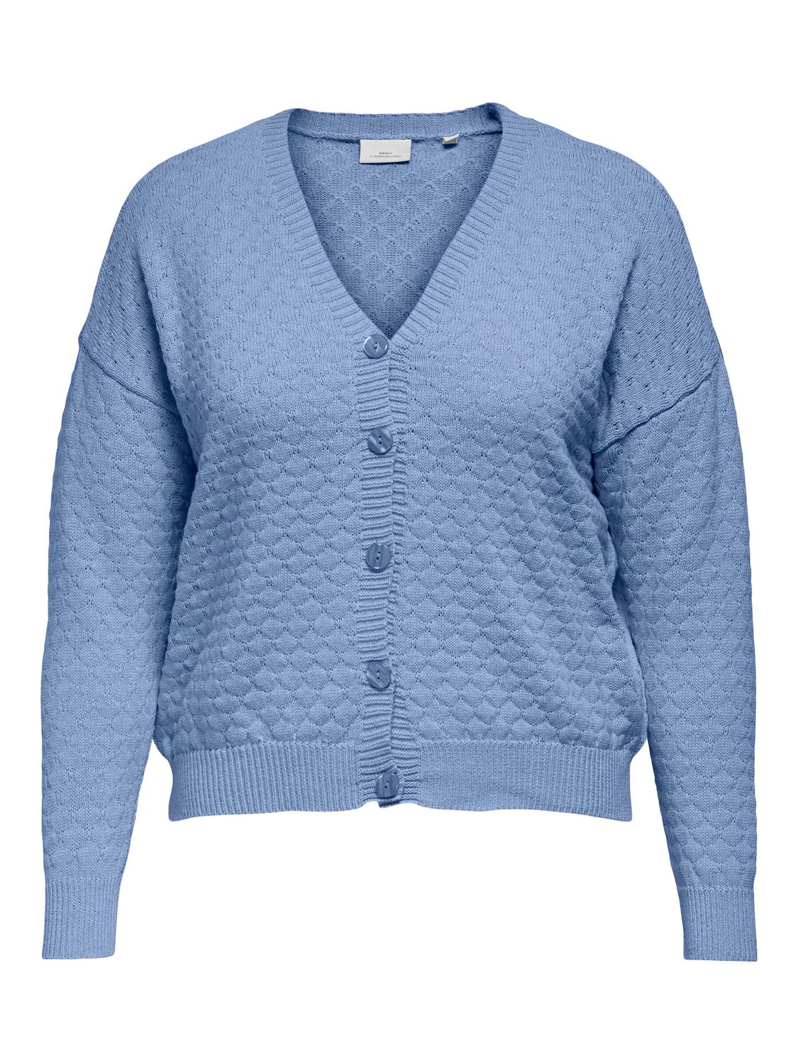 Only Carmakoma cardigan blauw