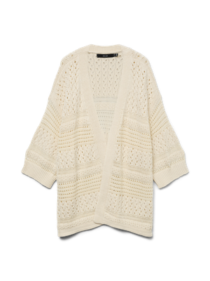 Vero Moda - VMCCapri 3/4 - open cardigan Birch