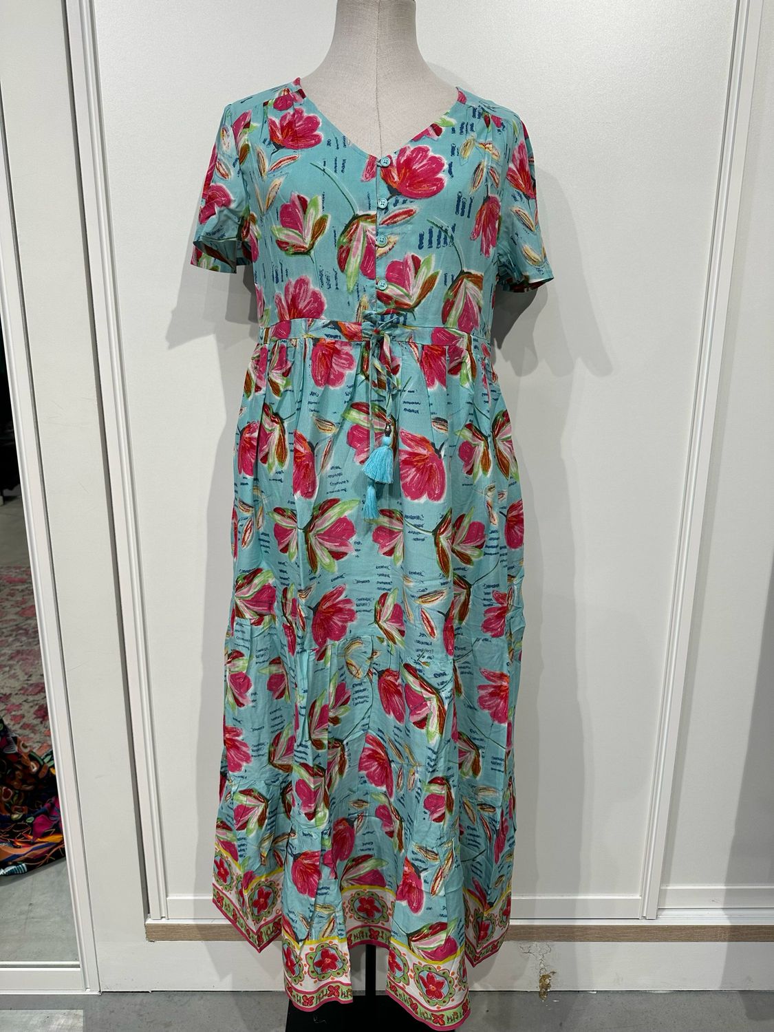 Orientique Maitra dress midi layered