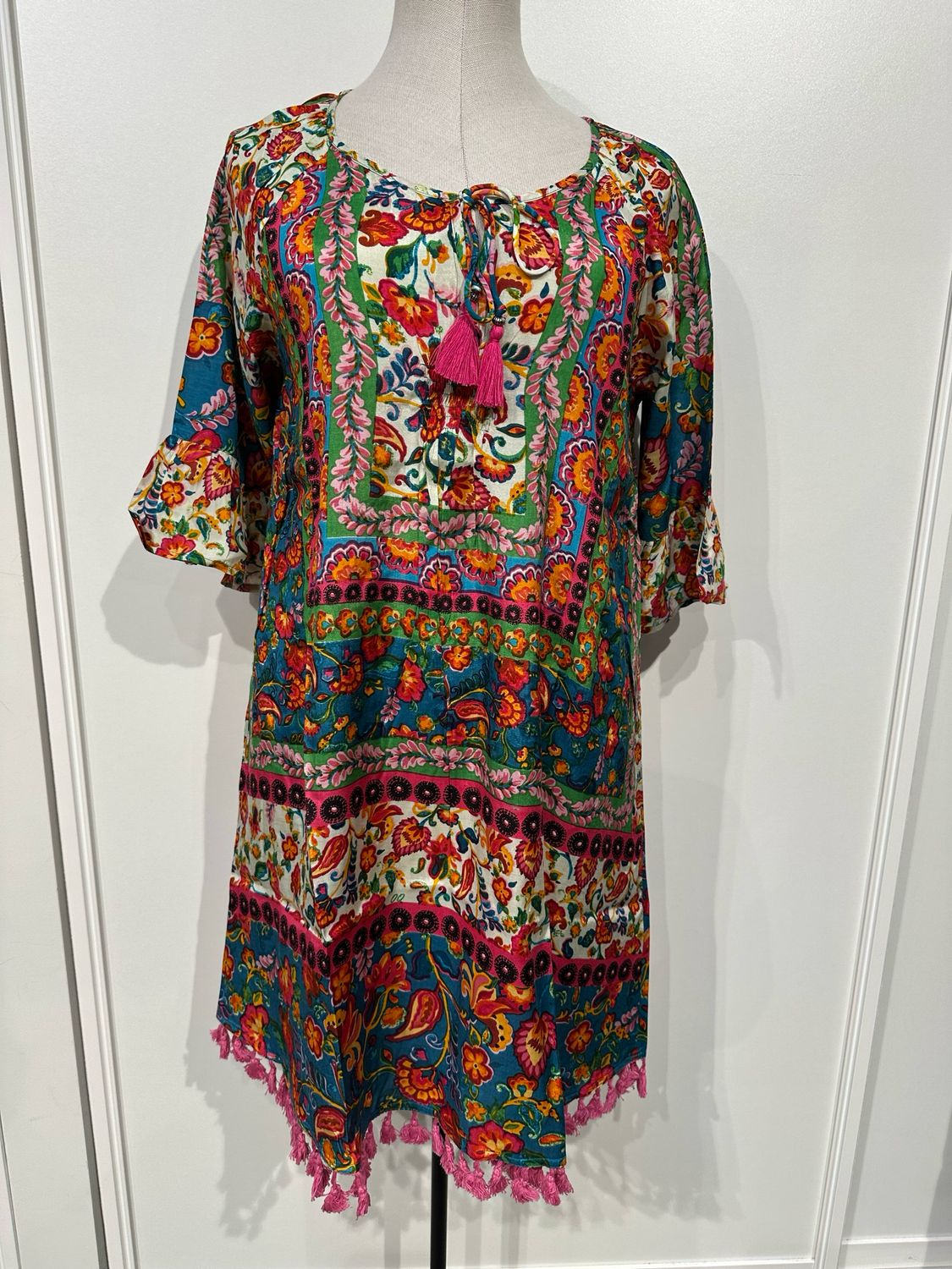 Orientique Carvalho dress tassel