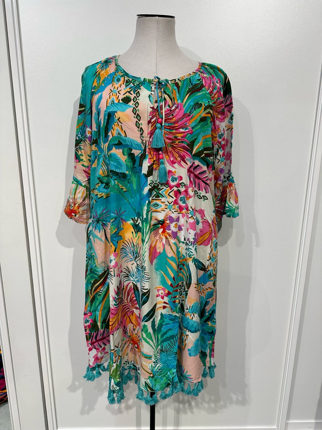 Orientique Hanalei dress tassel