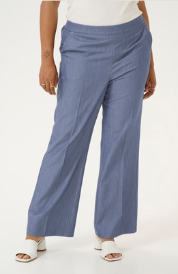 Kaffe Curve KCsakira flared trousers - vintage indigo
