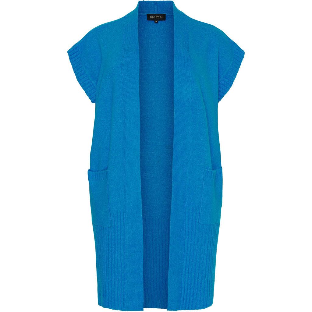 Nr 1 by ox Cardigan short sleeve - clear blue