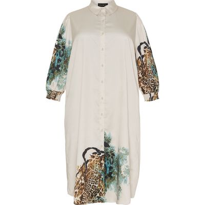 Nr 1 by ox shirt dress leopard