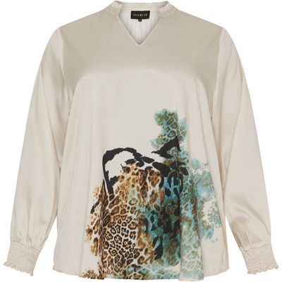 Nr 1 by ox blouse v-neck leopard