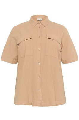 Kaffe Curve KCnana liah shirt - classic sand