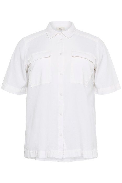 Kaffe Curve KCnana Liah shirt - chalk