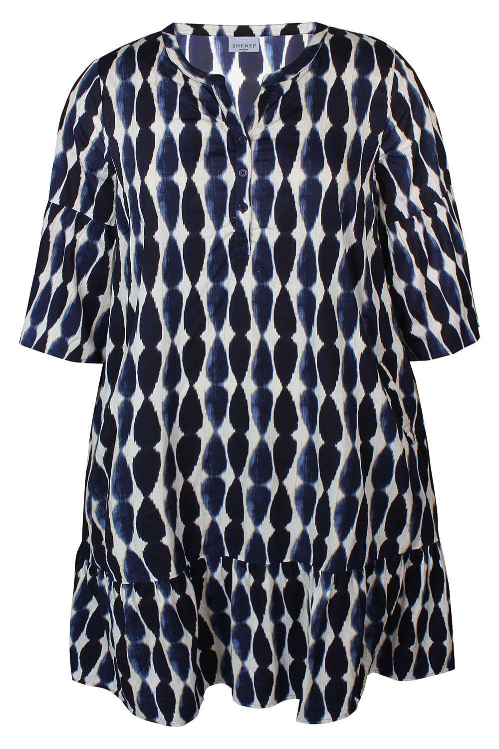 Zhenzi Hana 765 tunic/dress - blue