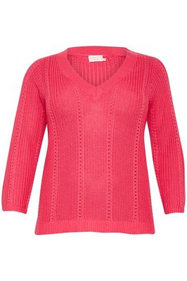 Kaffe Curve KClorry pullover - raspberry