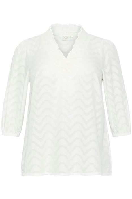 Kaffe Curve KCvitana blouse - chalk