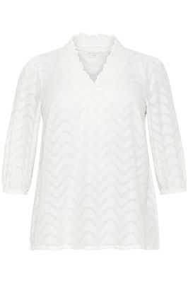 Kaffe Curve KCvitana blouse - chalk