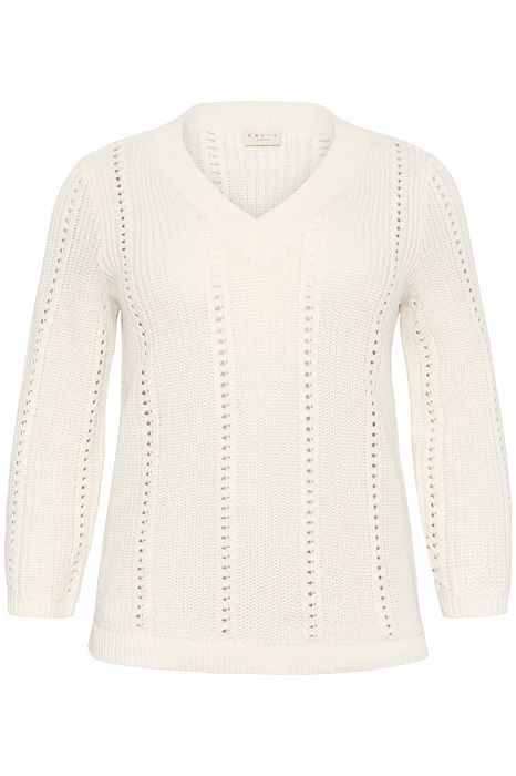 Kaffe Curve - KCLorry - pullover - chalk