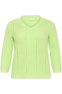 Kaffe Curve KClorry Pullover - Lettuce