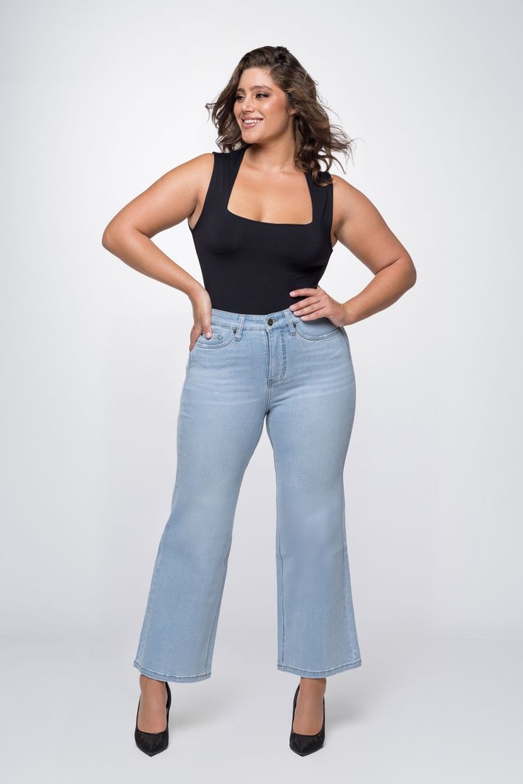 Fox factor - dixi santorini blue - wide leg