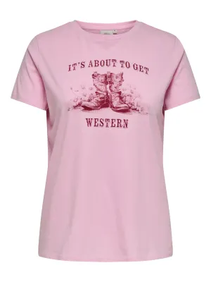 Only Carmakoma - Carwesty - t-shirt - roze