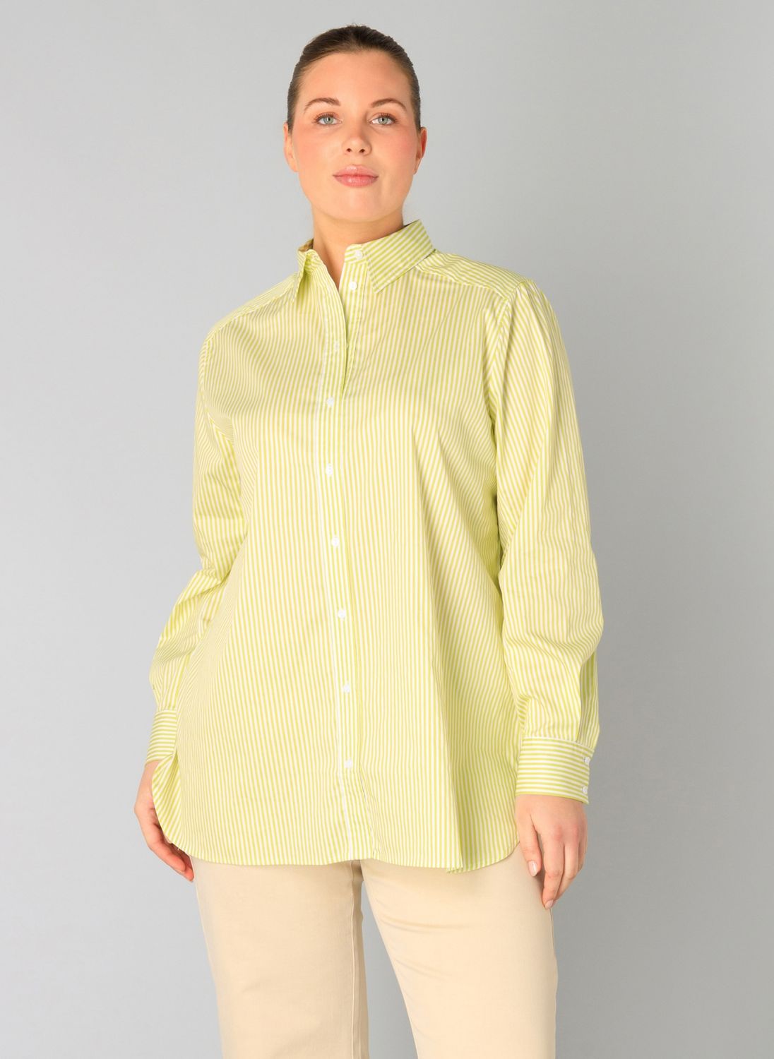 Yesta Vaishnavi bloes off white/citric green