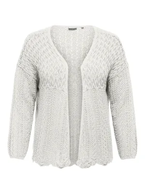 Only Carmakoma carnola cardigan - cloud dancer
