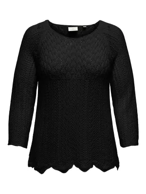 Only Carmakoma - Carnola 3/4 pullover knit
