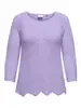 Only Carmakoma - Carnola 3/4 pullover knit - lavender