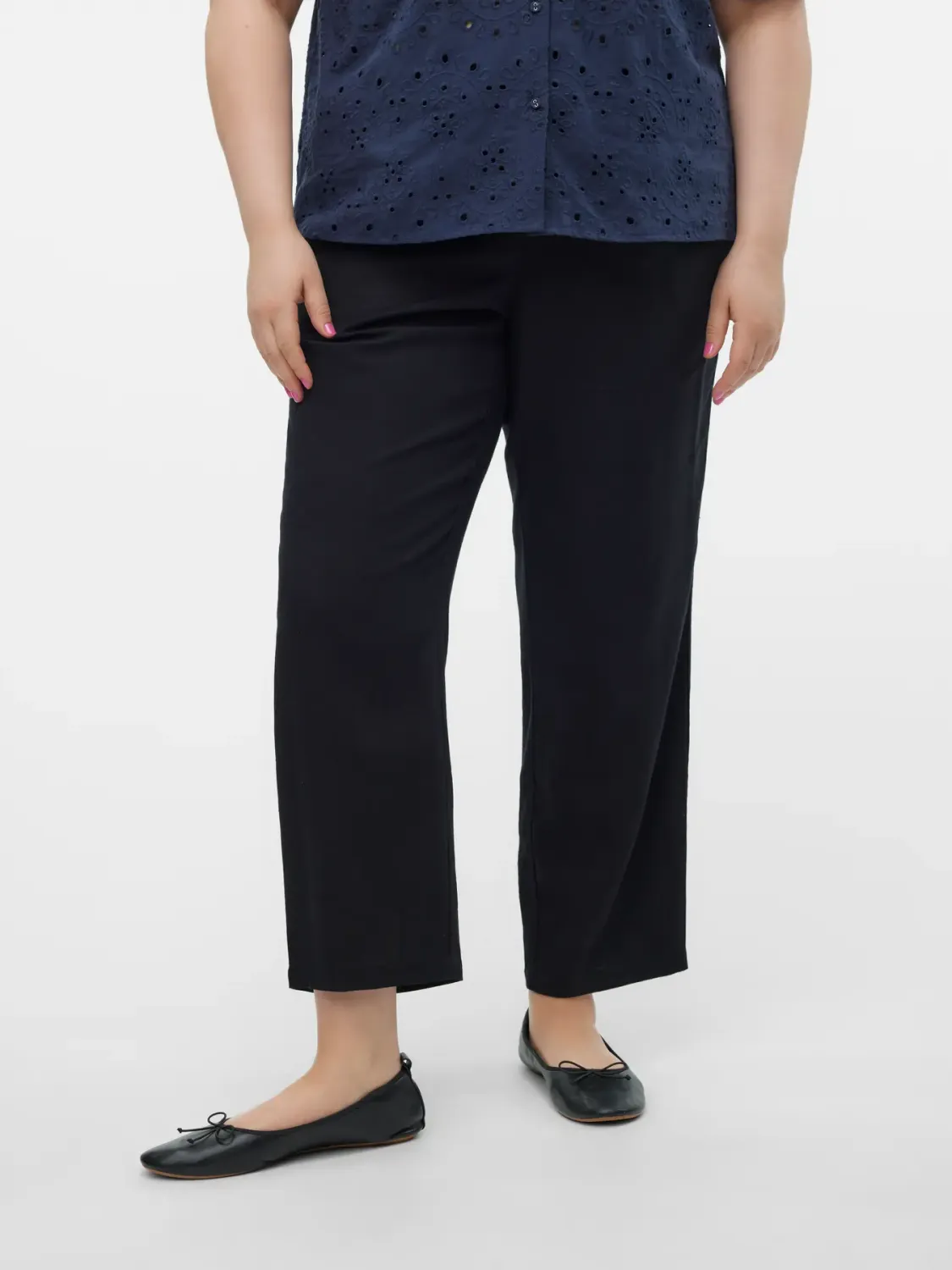 Vero moda curve - vmcjesmilo - ankle pants black