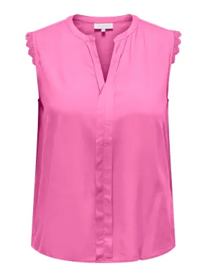 Only Carmakoma - Carmumi SL top - fuchsia pink