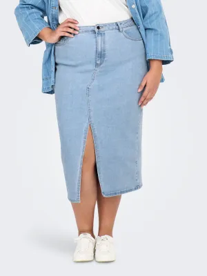 Only Carmakoma carsiri rok - light denim