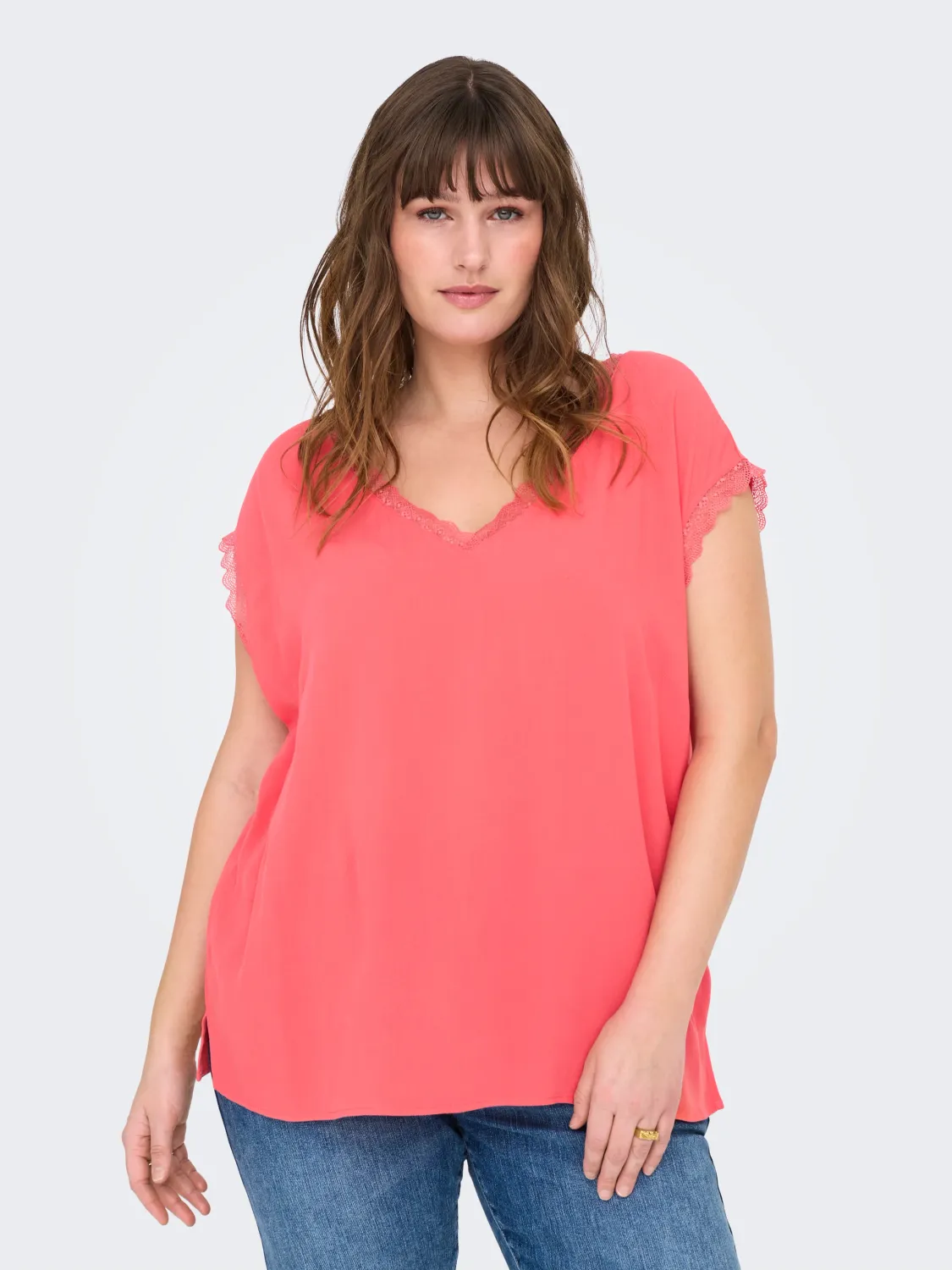 Only Carmakoma - Carjasmina - v-neck bloes - dubarry