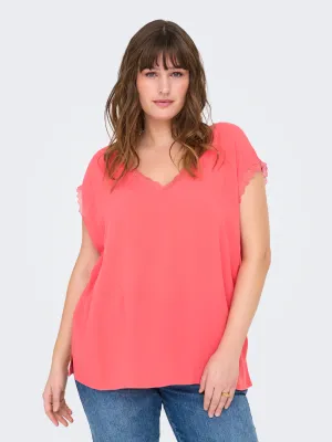 Only Carmakoma - Carjasmina - v-neck bloes - dubarry