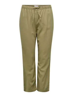 Only Carmakoma Carcaro loose fit broek - elmwood