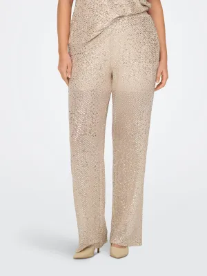 Only Carmakoma - Carviviana - broek pailletten