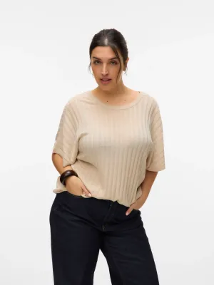 Vero Moda - VMCBARBADOS - pull oatmeal