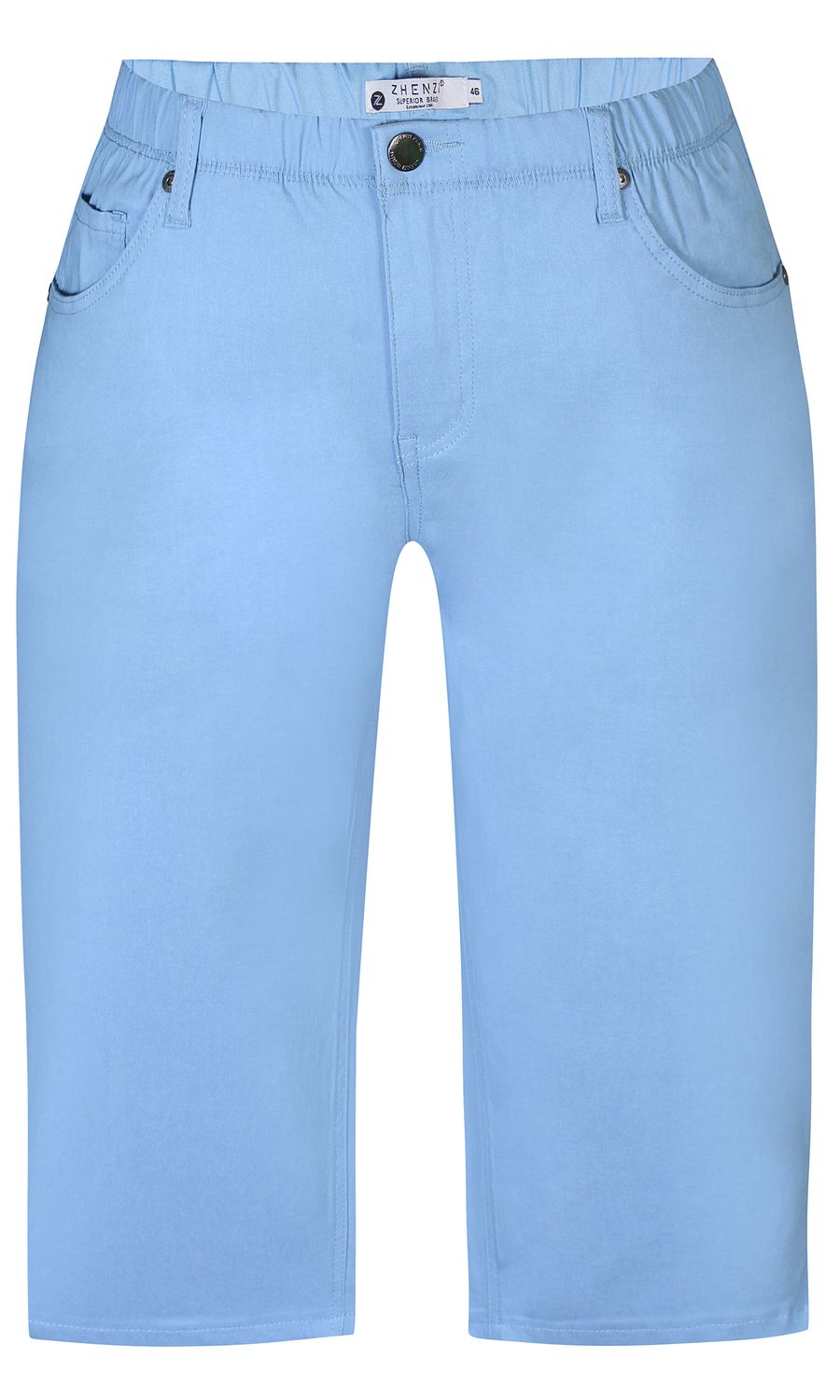 Zhenzi - twist kniebroek - lichtblauw