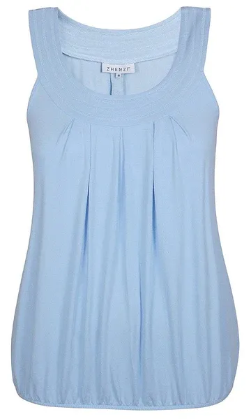 Zhenzi - Enns - top met rekker -blauw