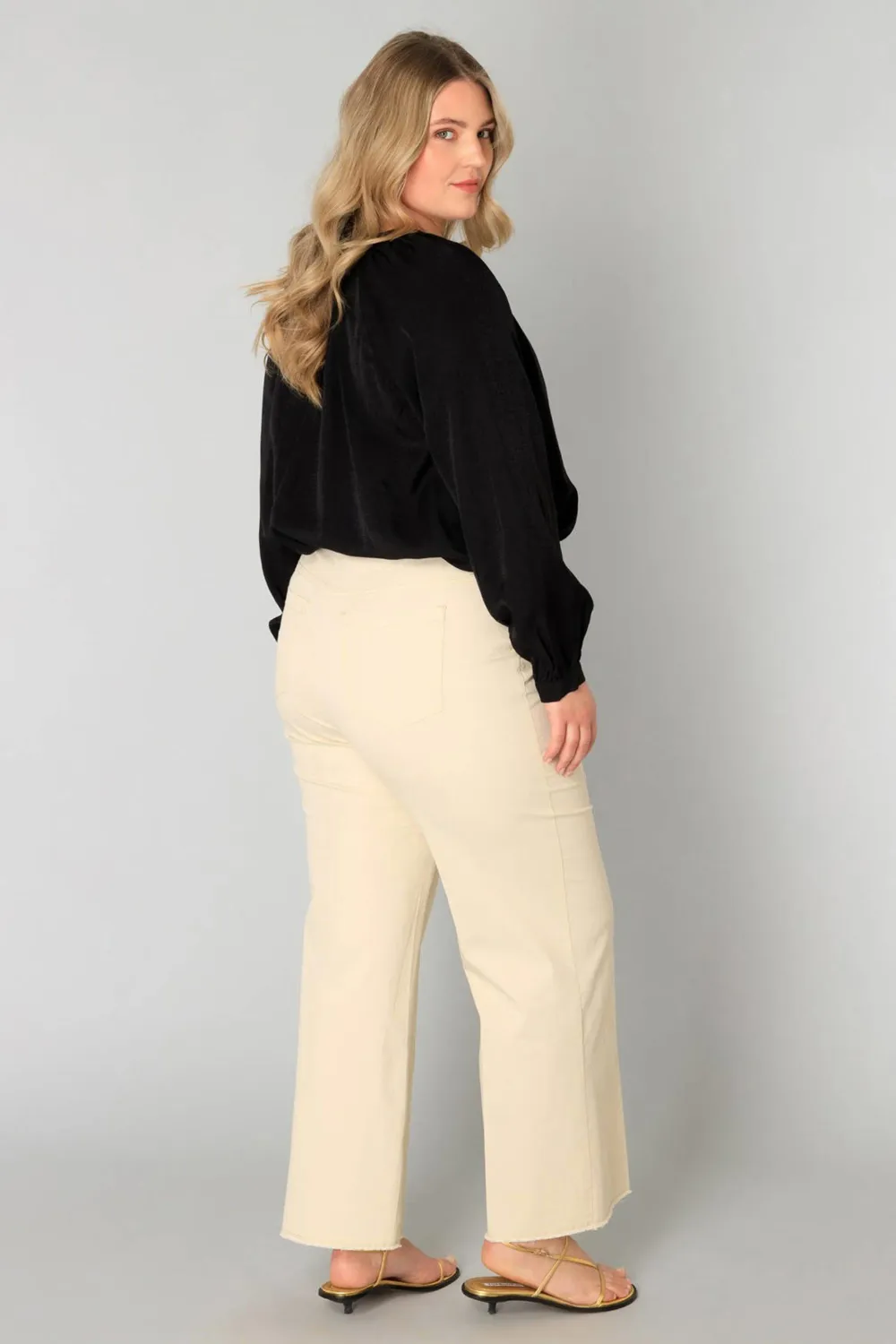 Yesta - Warda broek - bleached sand