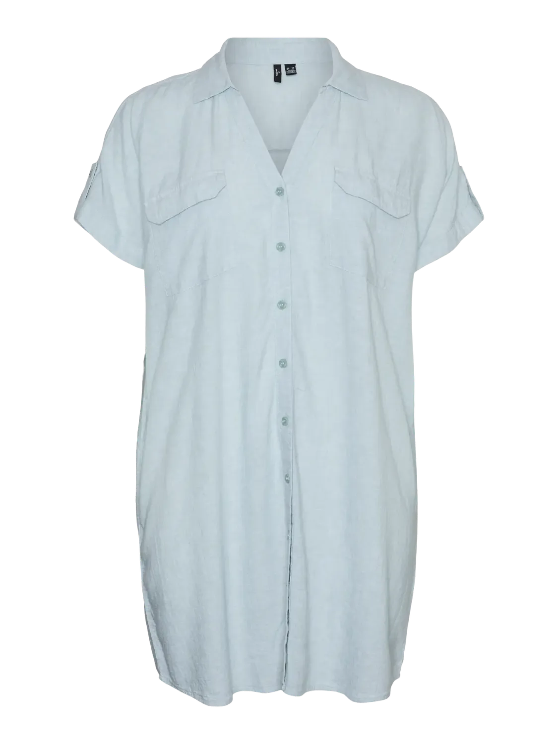 Vero Moda Curve - VMCLinn - Long Shirt gray mist