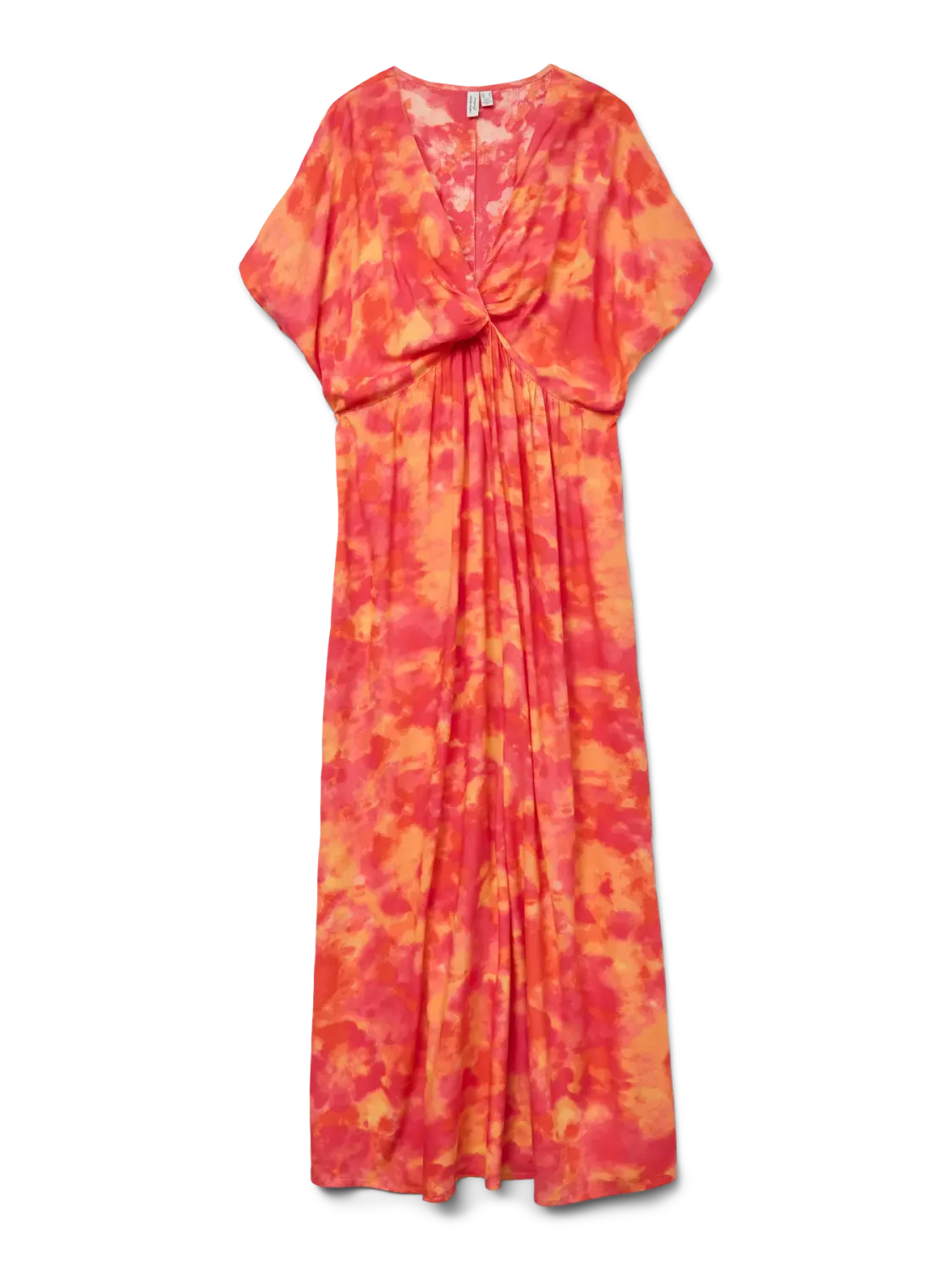 Vero Moda Curve - VMCCiana v-neck jurk - golden straw/ciana